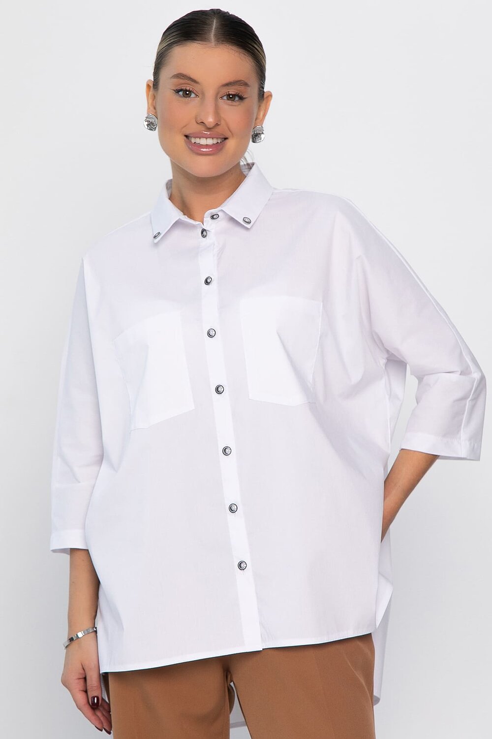 LT Collection Рубашка 562544 Б14449-10М белый