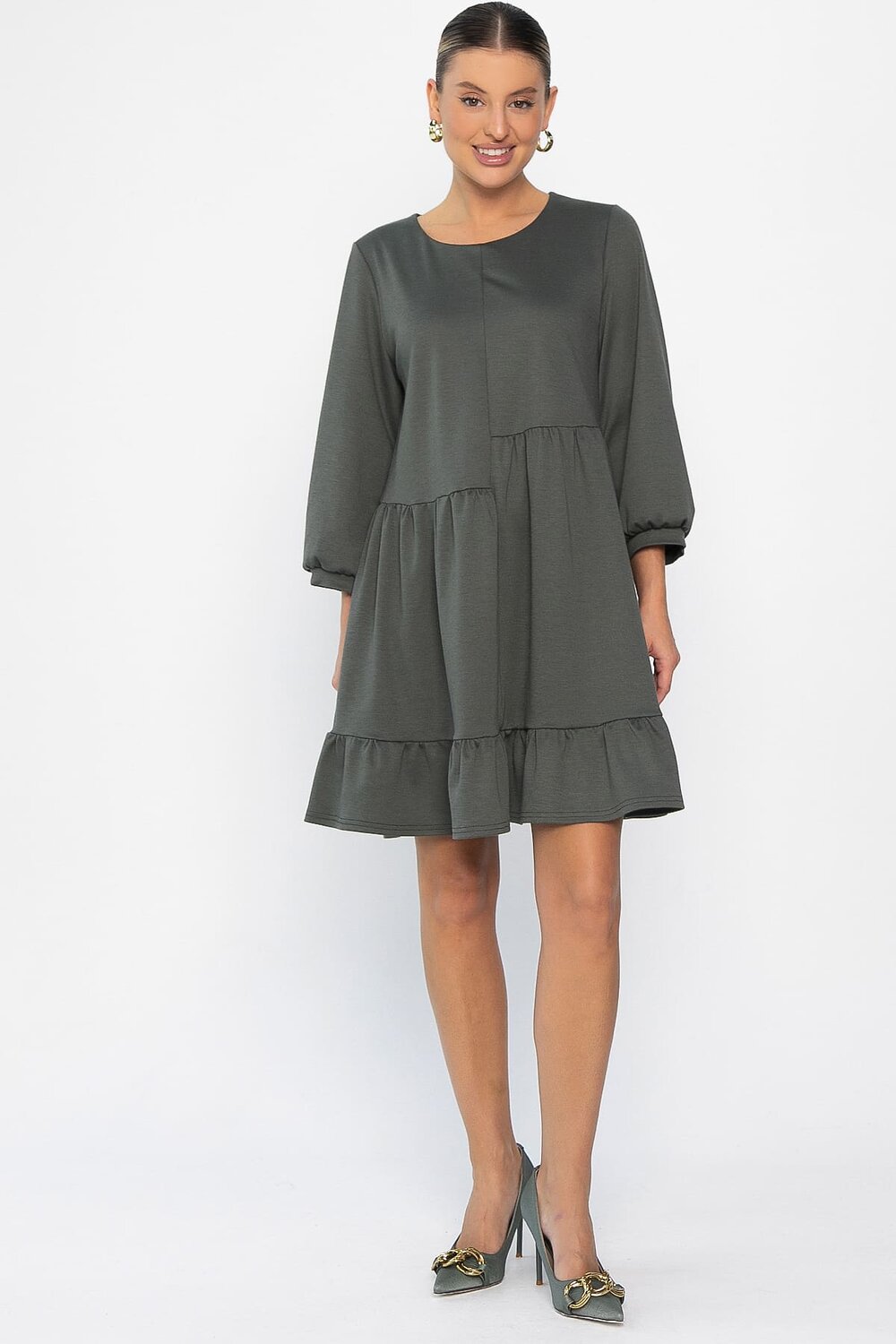 LT Collection Платье 562546 П14412-8М хаки