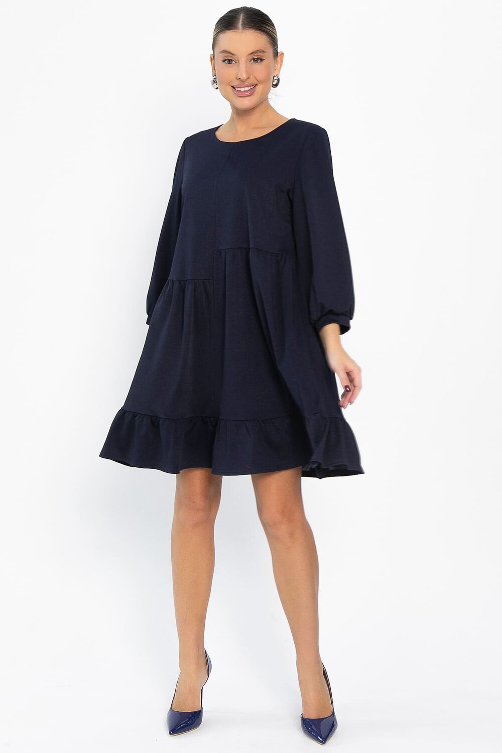 LT Collection Платье 562547 П14411-8М темно-синий