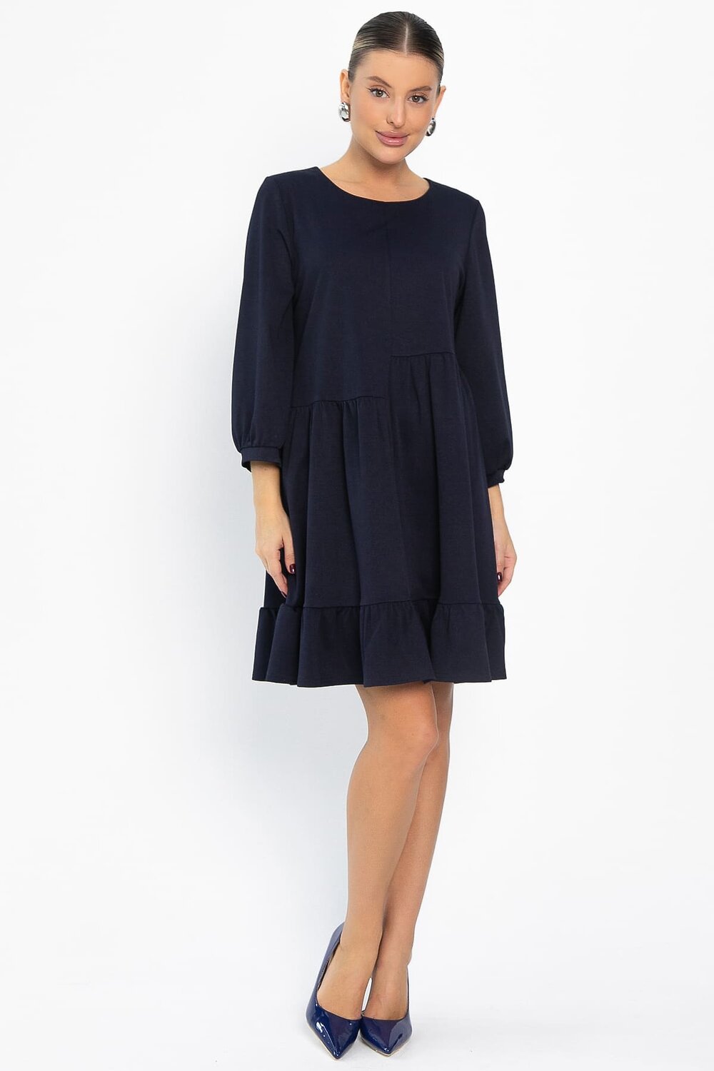 LT Collection Платье 562547 П14411-8М темно-синий