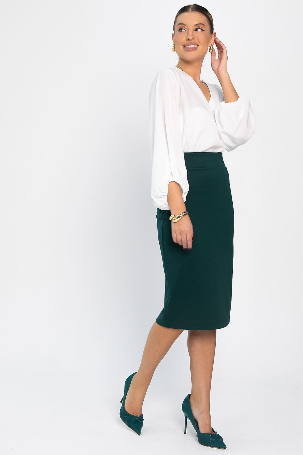 LT Collection Юбка 562551 Ю14406-6М зеленый