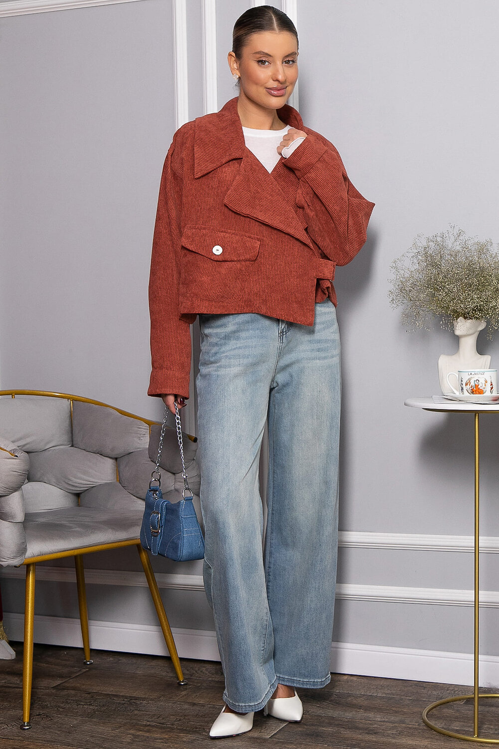 LT Collection Жакет 562688 Б14327-39М коричневый