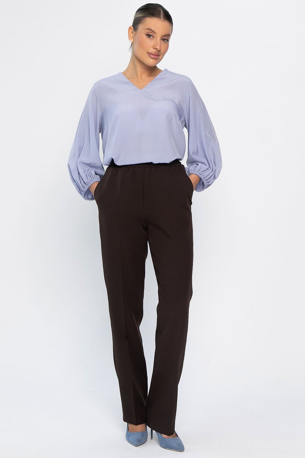 LT Collection Брюки 562689 Б14332-9М коричневый