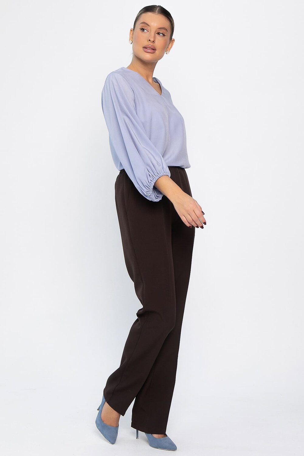 LT Collection Брюки 562689 Б14332-9М коричневый