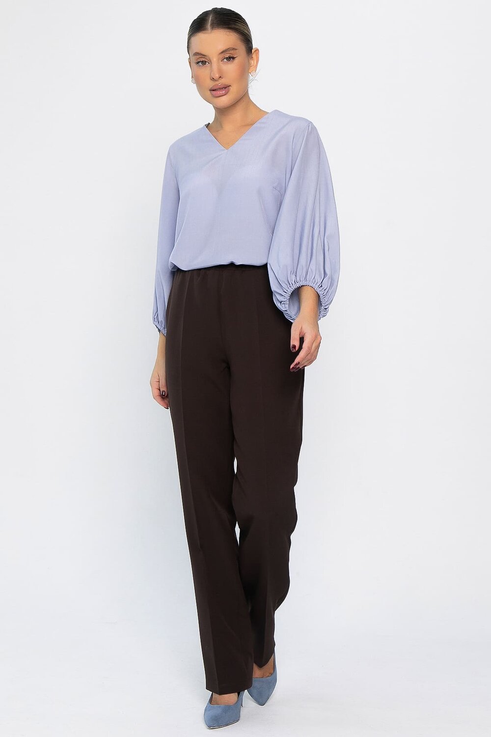 LT Collection Брюки 562689 Б14332-9М коричневый