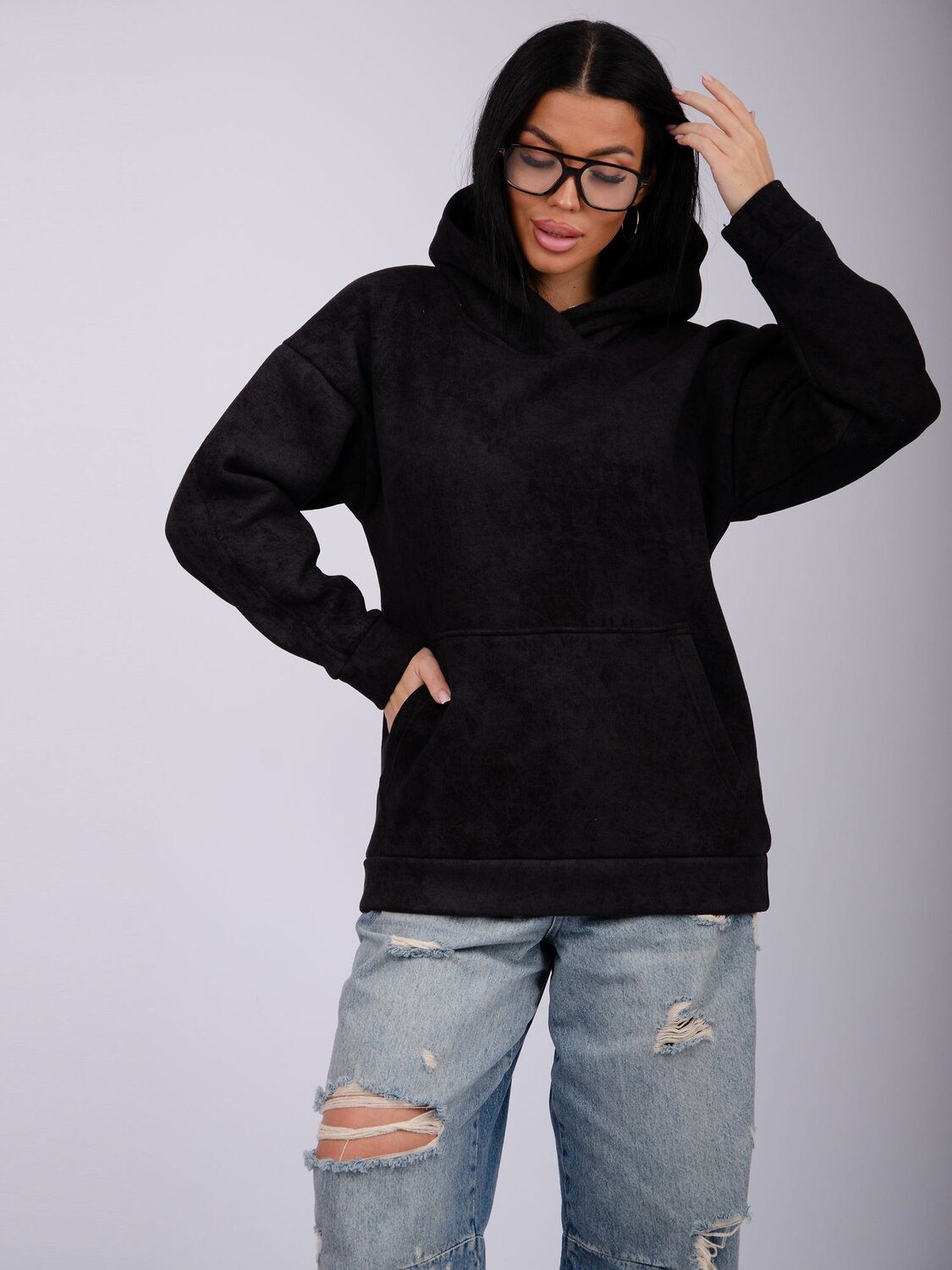 Malina Худи 562966 СЖ-24 чёрный