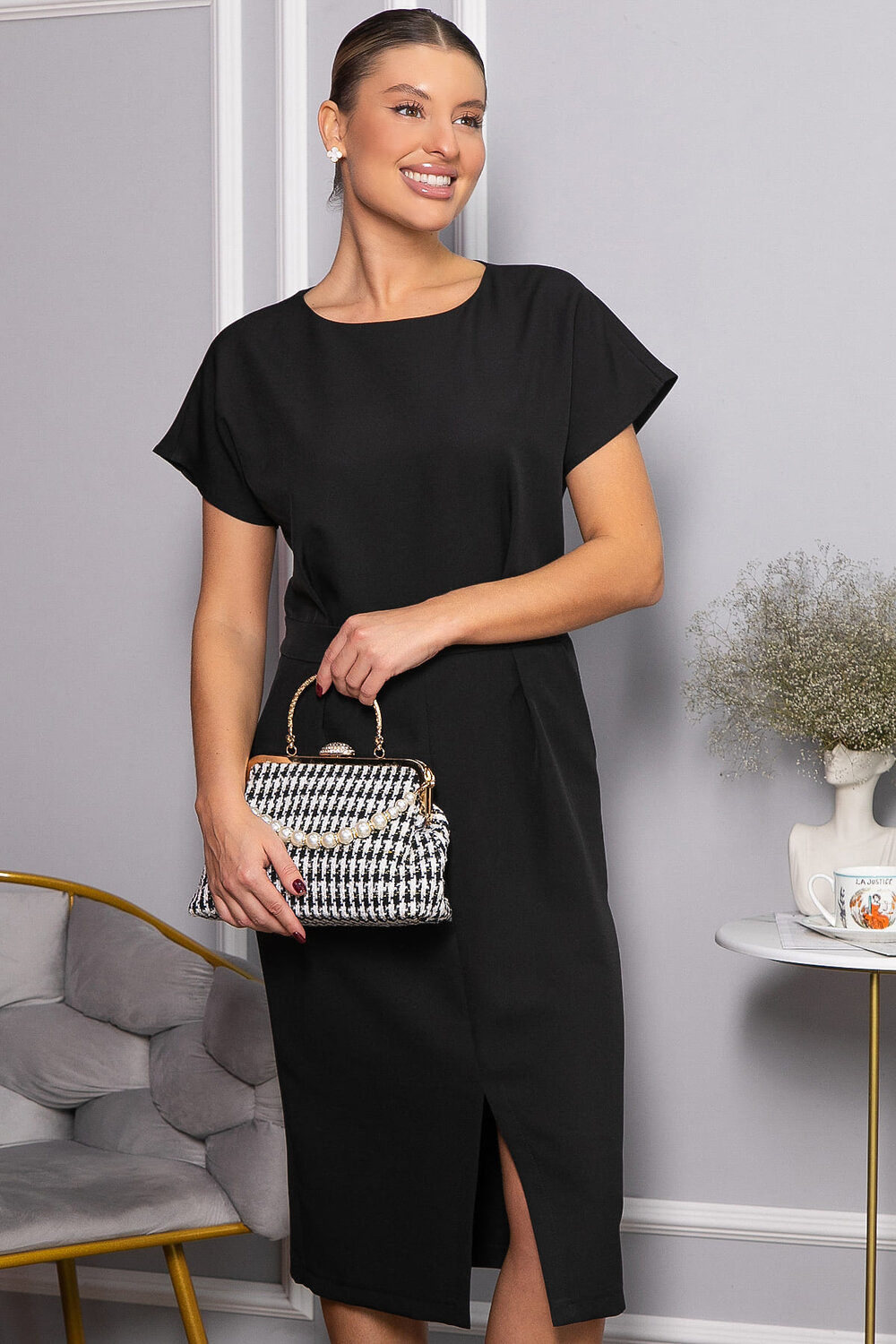LT Collection Платье 563076 П14371-16М черный