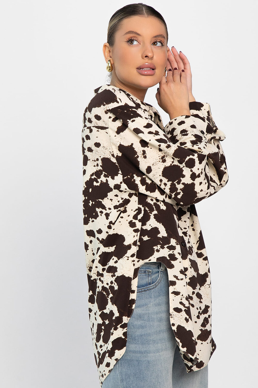 LT Collection Блуза 563079 Б14432-5М коричневый