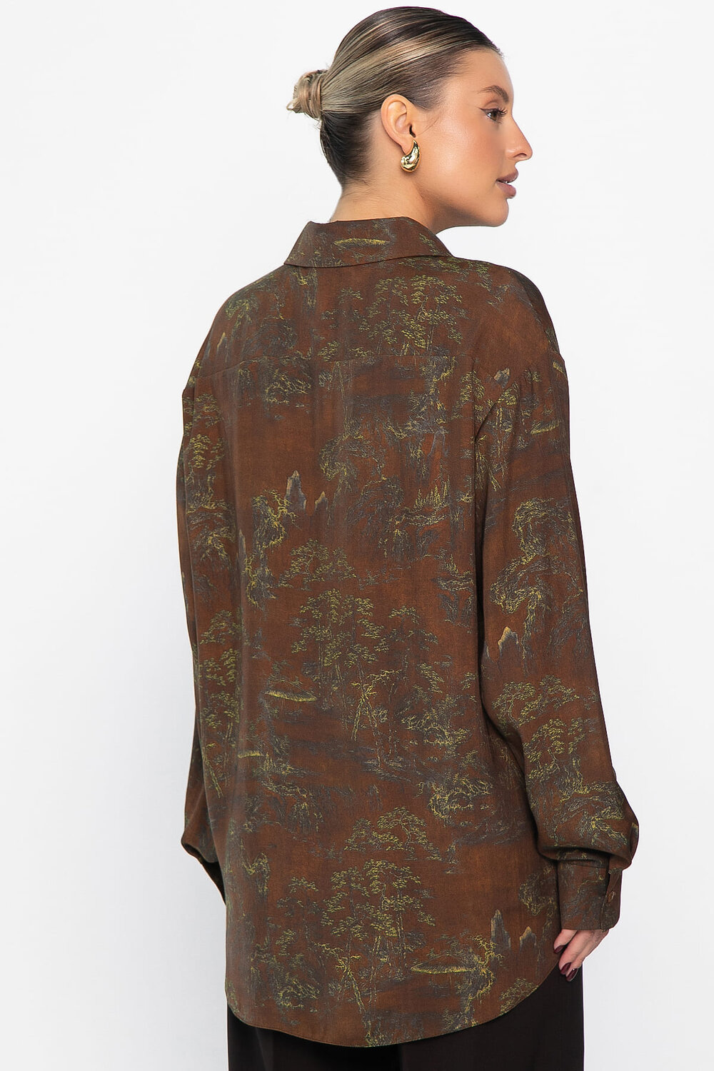 LT Collection Блуза 563080 Б14433-5М коричневый