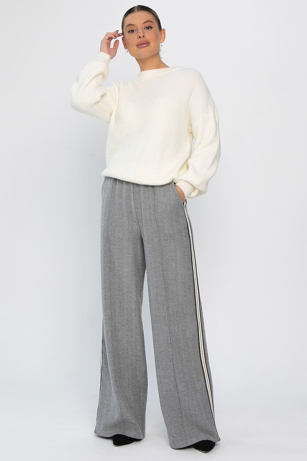 LT Collection Брюки 563084 Б14452-5М серый