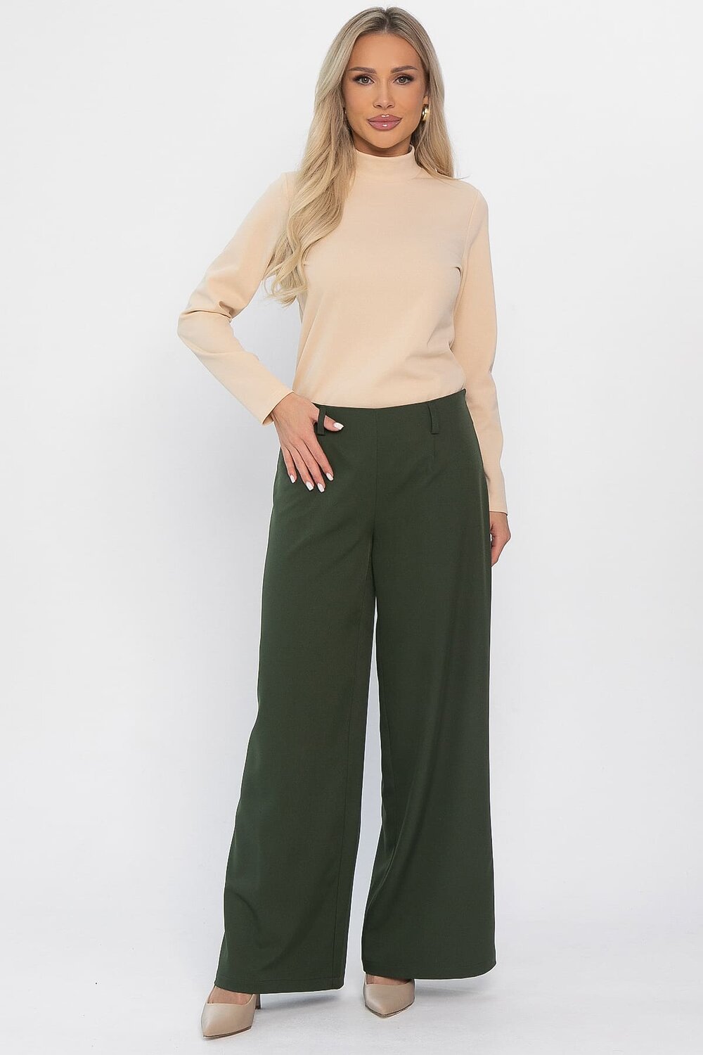 LT Collection Брюки 563085 Б14509-8М зеленый
