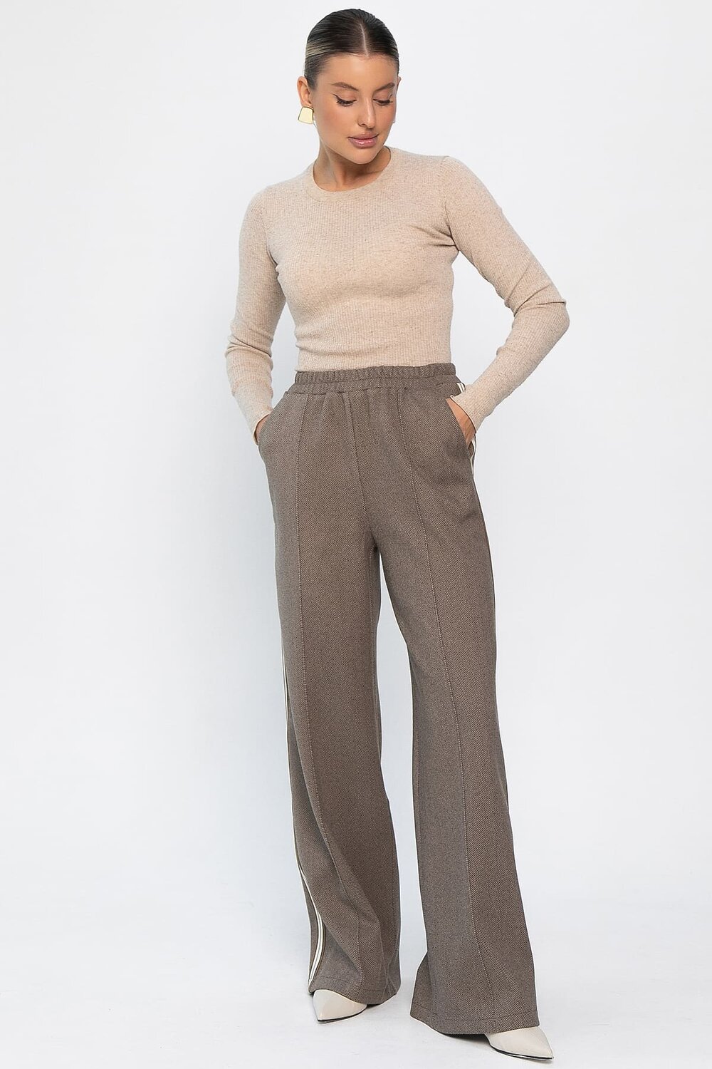 LT Collection Брюки 563395 Б14451-5М коричневый