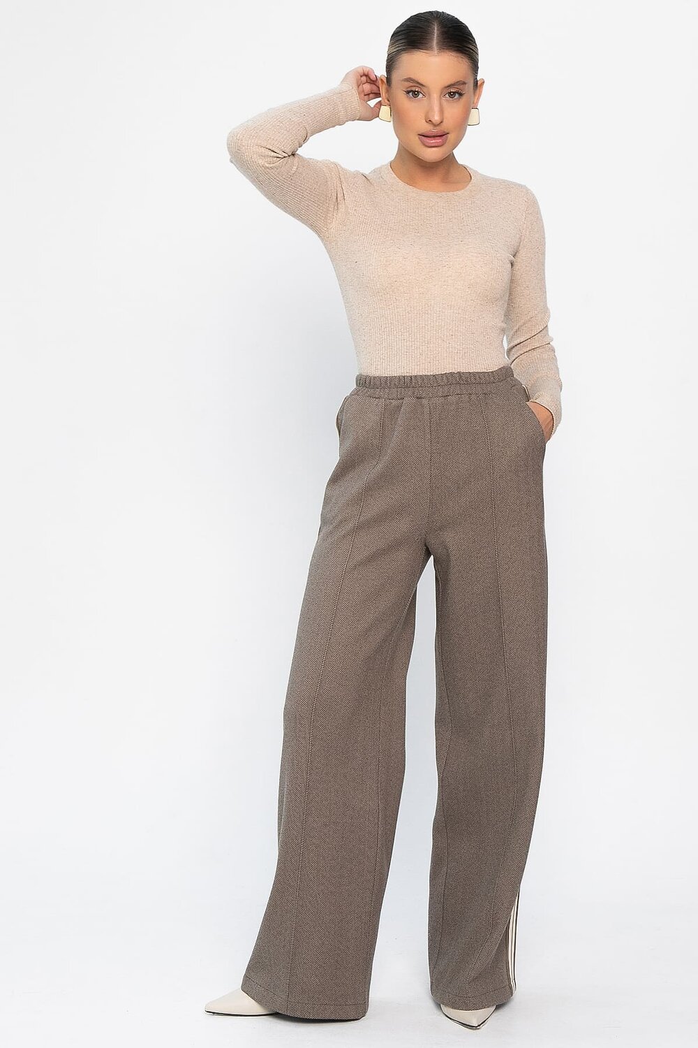 LT Collection Брюки 563395 Б14451-5М коричневый