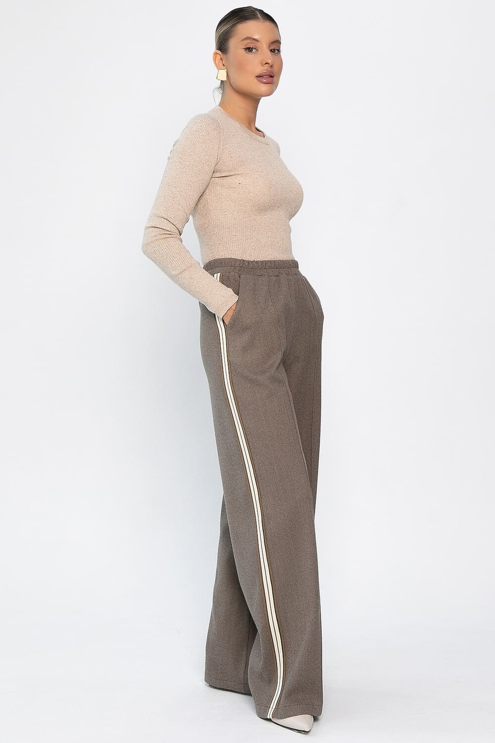 LT Collection Брюки 563395 Б14451-5М коричневый