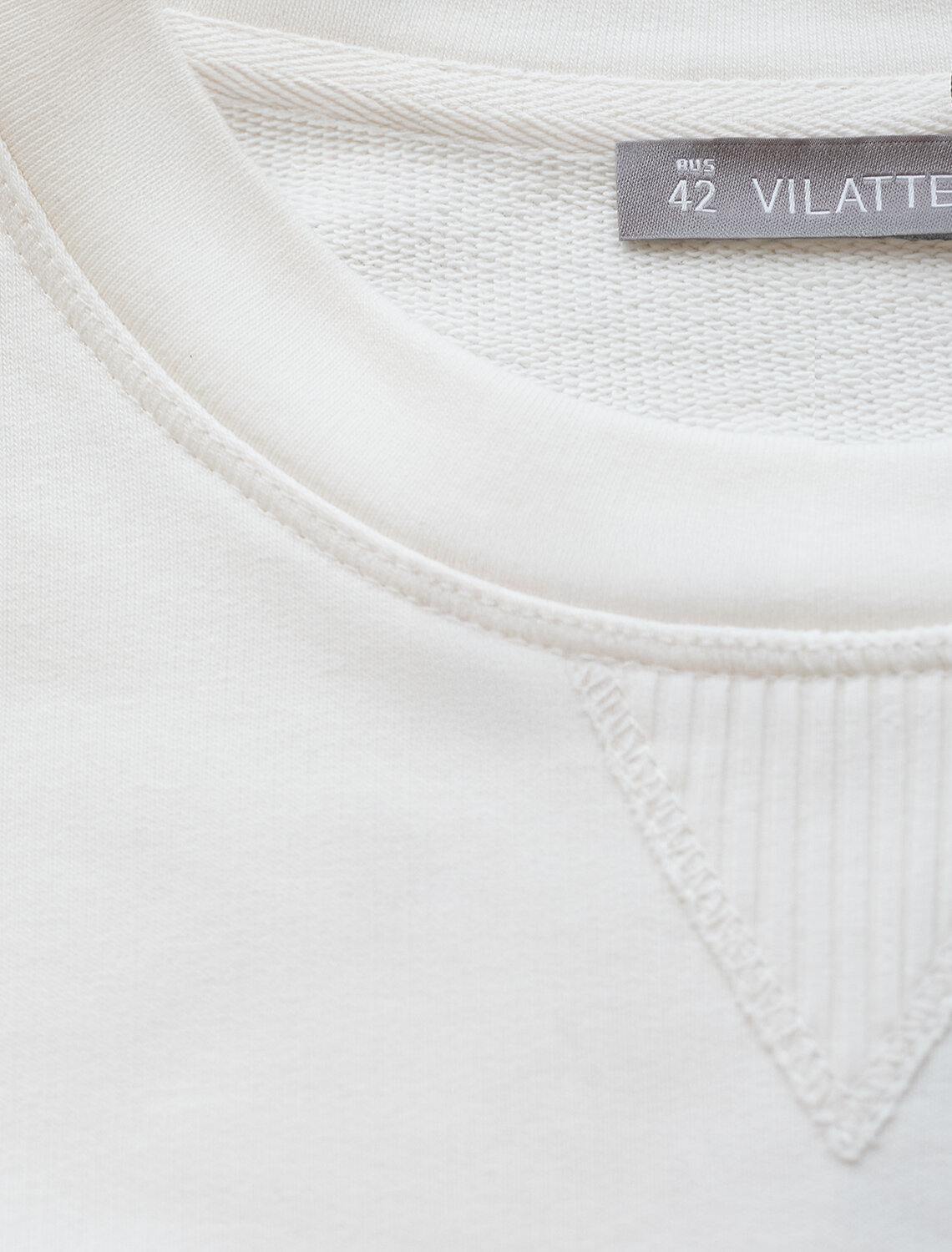 VILATTE Джемпер 563533 D49.132 молочный_athleisure mood