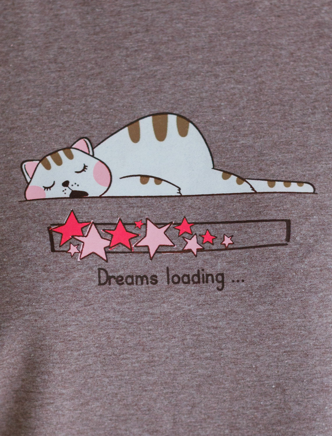 VILATTE Футболка 563554 D49.136 т.кофейный меланж_dreams loading