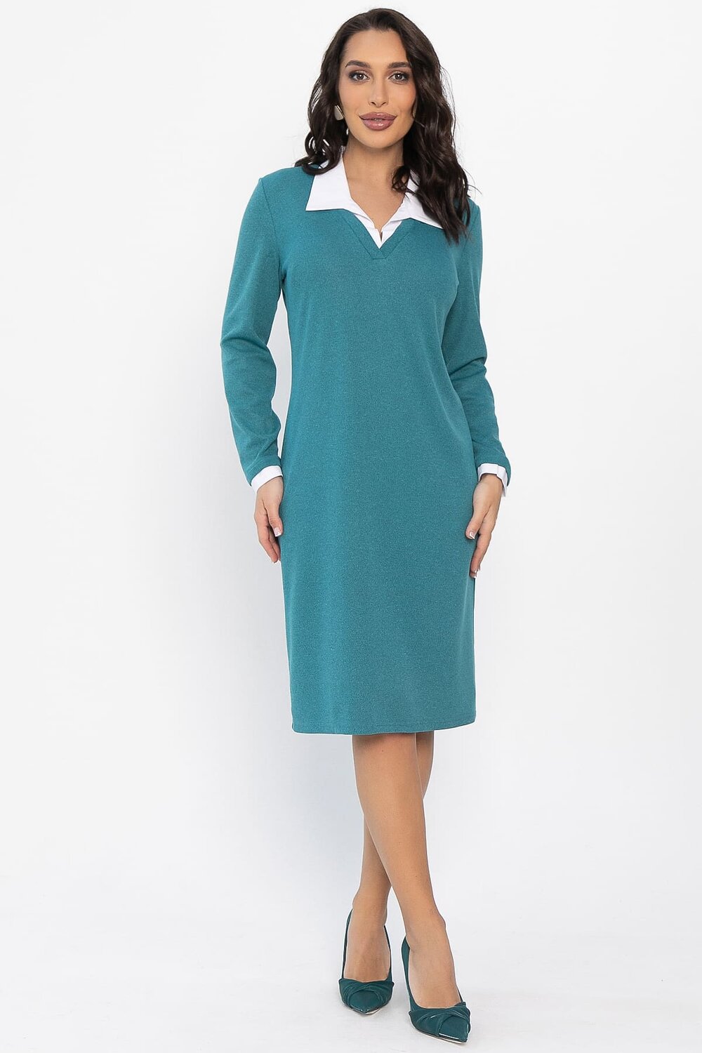 LT Collection Платье 564112 П14558-12М бирюзовый