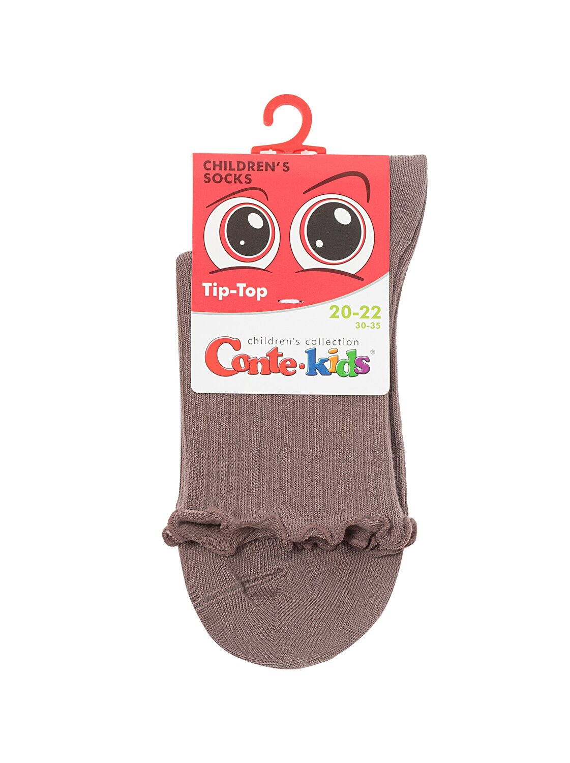 CONTE-KIDS Носки 564146 TIP-TOP (без резинки) 25С-30СП кофейный