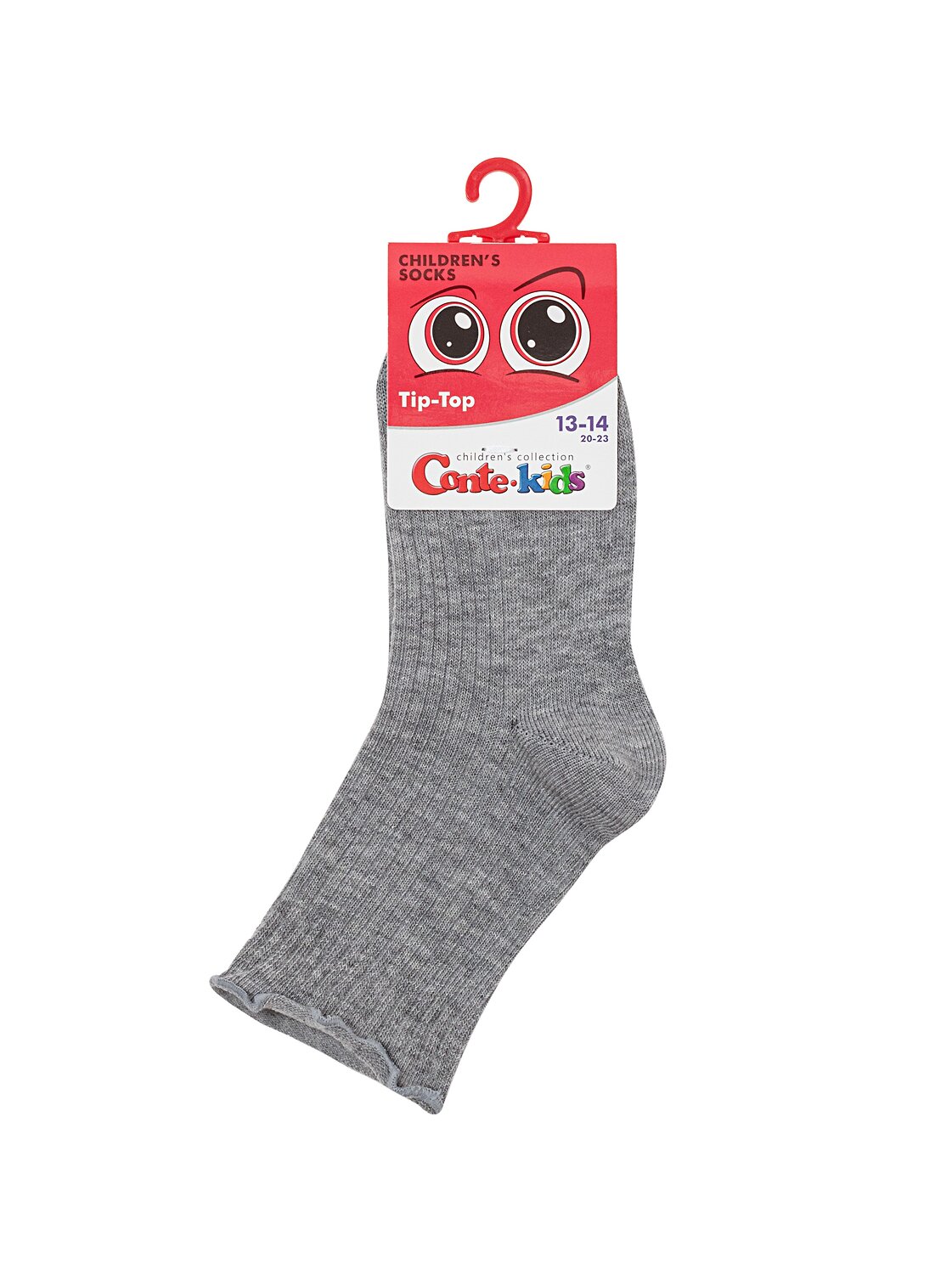 CONTE-KIDS Носки 564148 TIP-TOP (без резинки) 25С-30СП серый