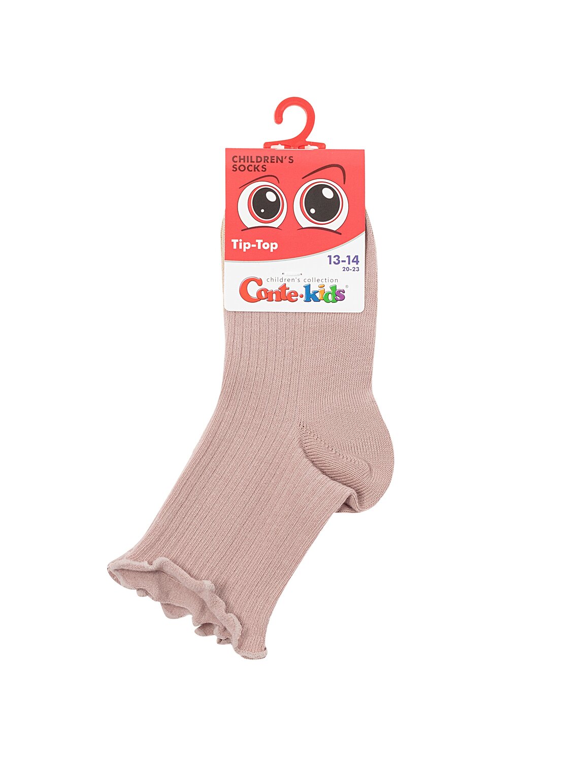 CONTE-KIDS Носки 564149 TIP-TOP (без резинки) 25С-30СП пепельно-розовый