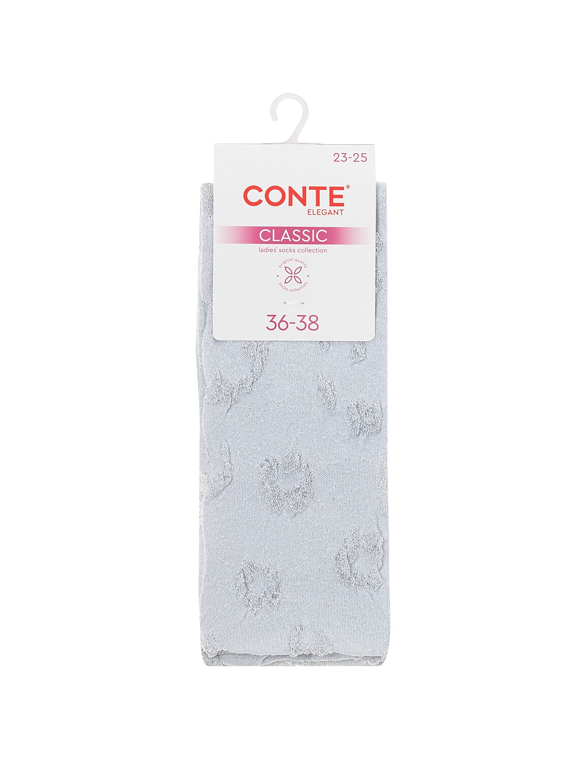 Conte elegant Носки 564154 CLASSIC 24С-156СП светло-серый