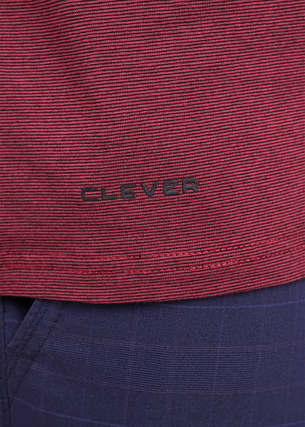 CLEVER Футболка 564395 650309гн_п бордовый/чёрный
