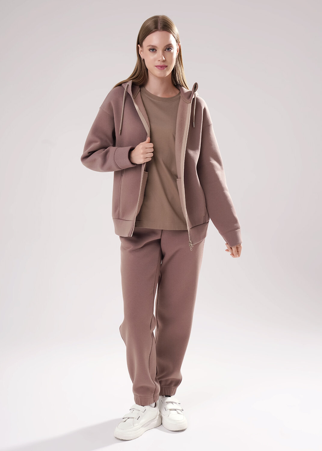 CLEVER Куртка 564459 LJ15-106 кофейный