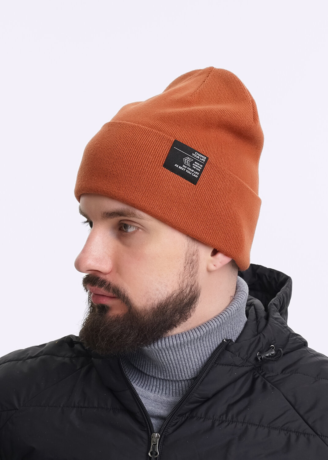 CLEVER Шапка 564501 523491вн св.коричневый