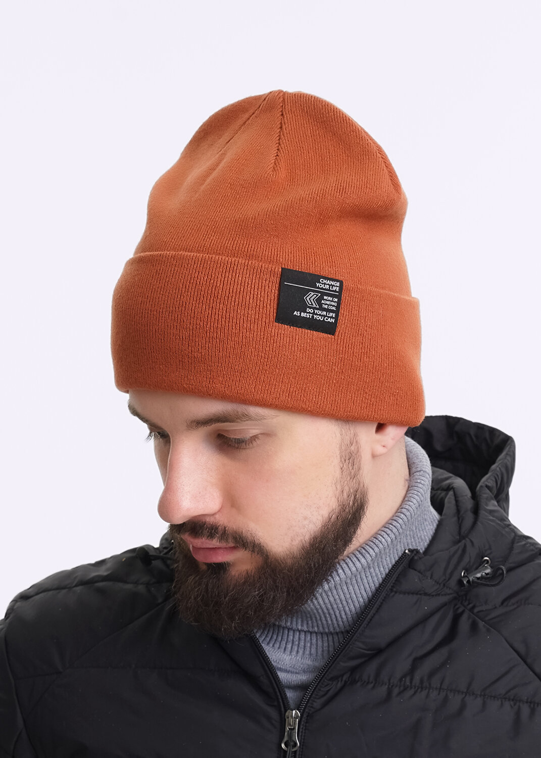 CLEVER Шапка 564501 523491вн св.коричневый