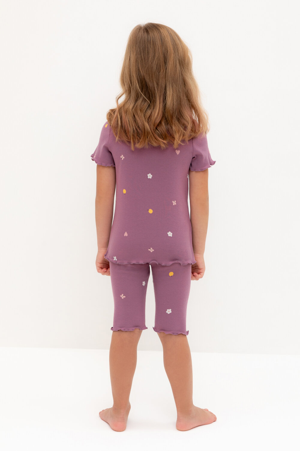 CROCKID Пижама 564972 К 1632 темная орхидея, полянка