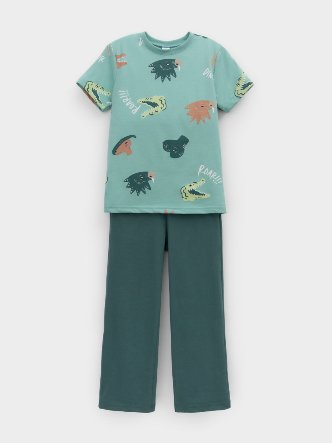 CROCKID Пижама 564975 К 1646 динозавры, зеленый