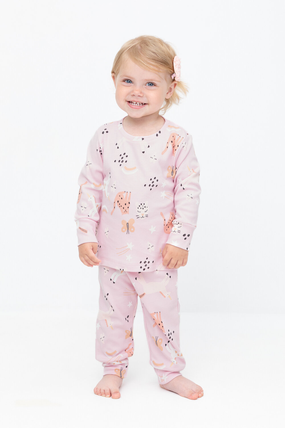 CROCKID Пижама 564980 К 1552 холодно-розовый, детские мечты