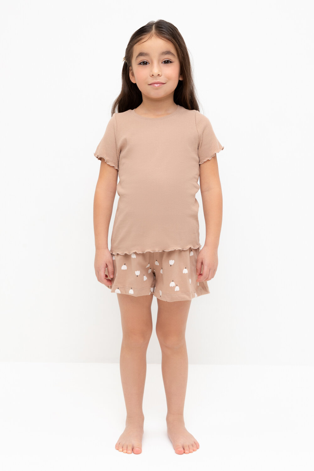 CROCKID Пижама 565001 К 1596 беж, колокольчики