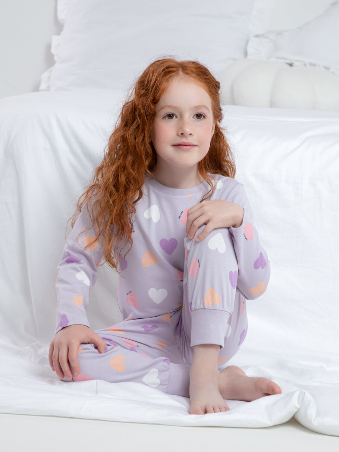 CROCKID Пижама 565009 К 1561 лепесток орхидеи, большое сердце