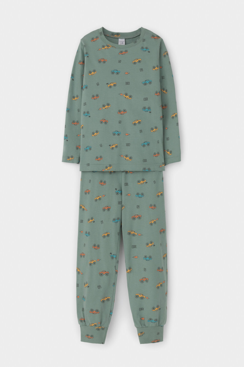 CROCKID Пижама 565010 К 1561 весенний зеленый, гонки