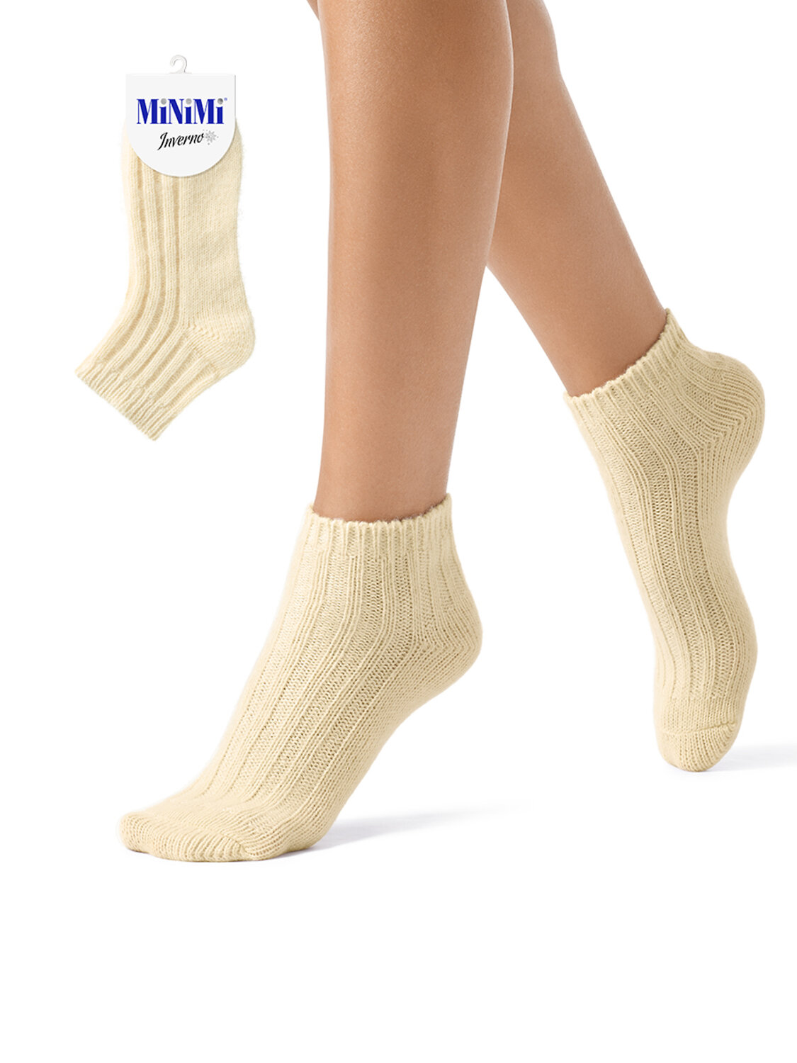 Minimi Носки 565081 MINI INVERNO 3304, PL Avorio (Молочный)