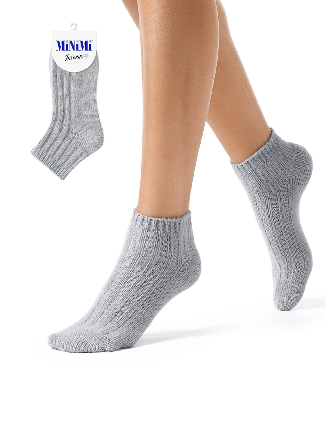 Minimi Носки 565083 MINI INVERNO 3304, PL Grigio (Серый)