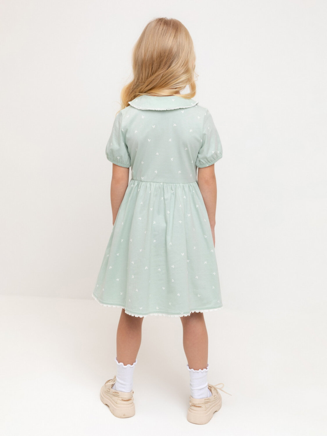 CROCKID Платье 565111 КР 5923-1 голубой