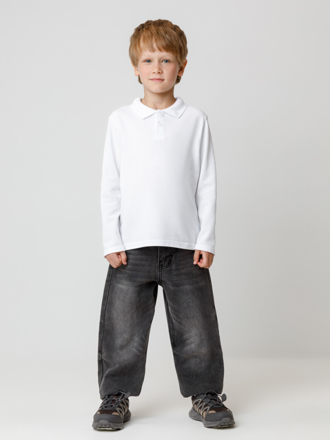 CROCKID Поло 565191 МП 302109 белый