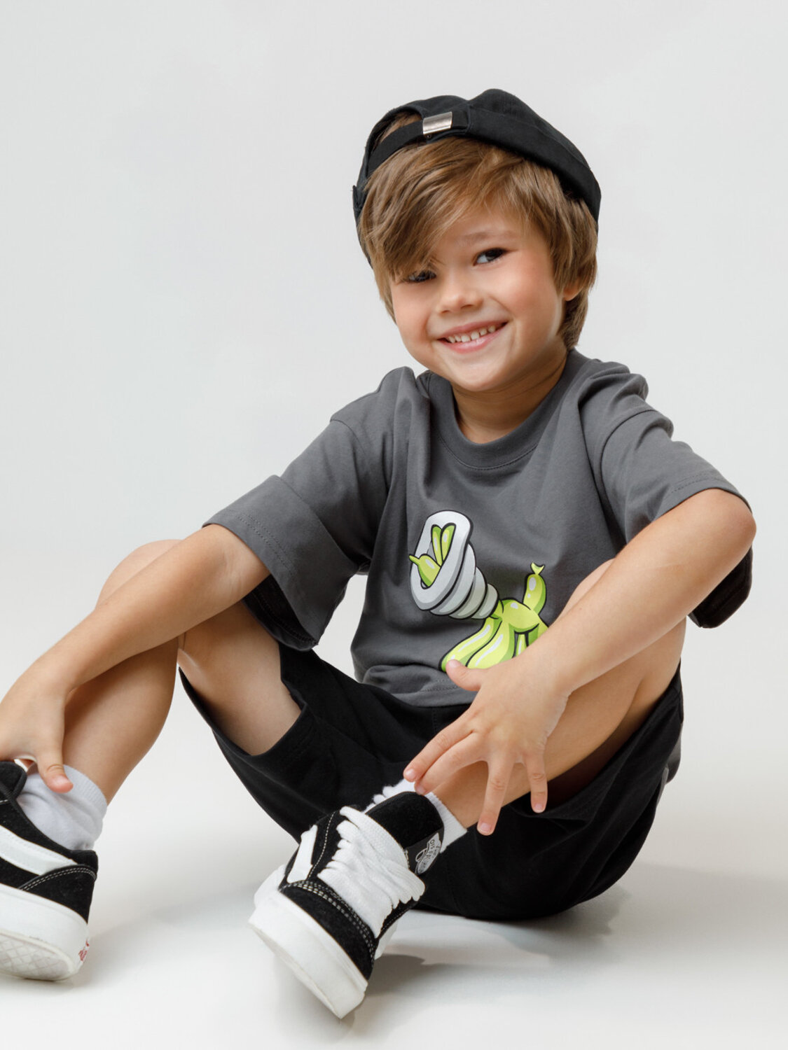 CROCKID Футболка 565208 МП 302889 темно-серый