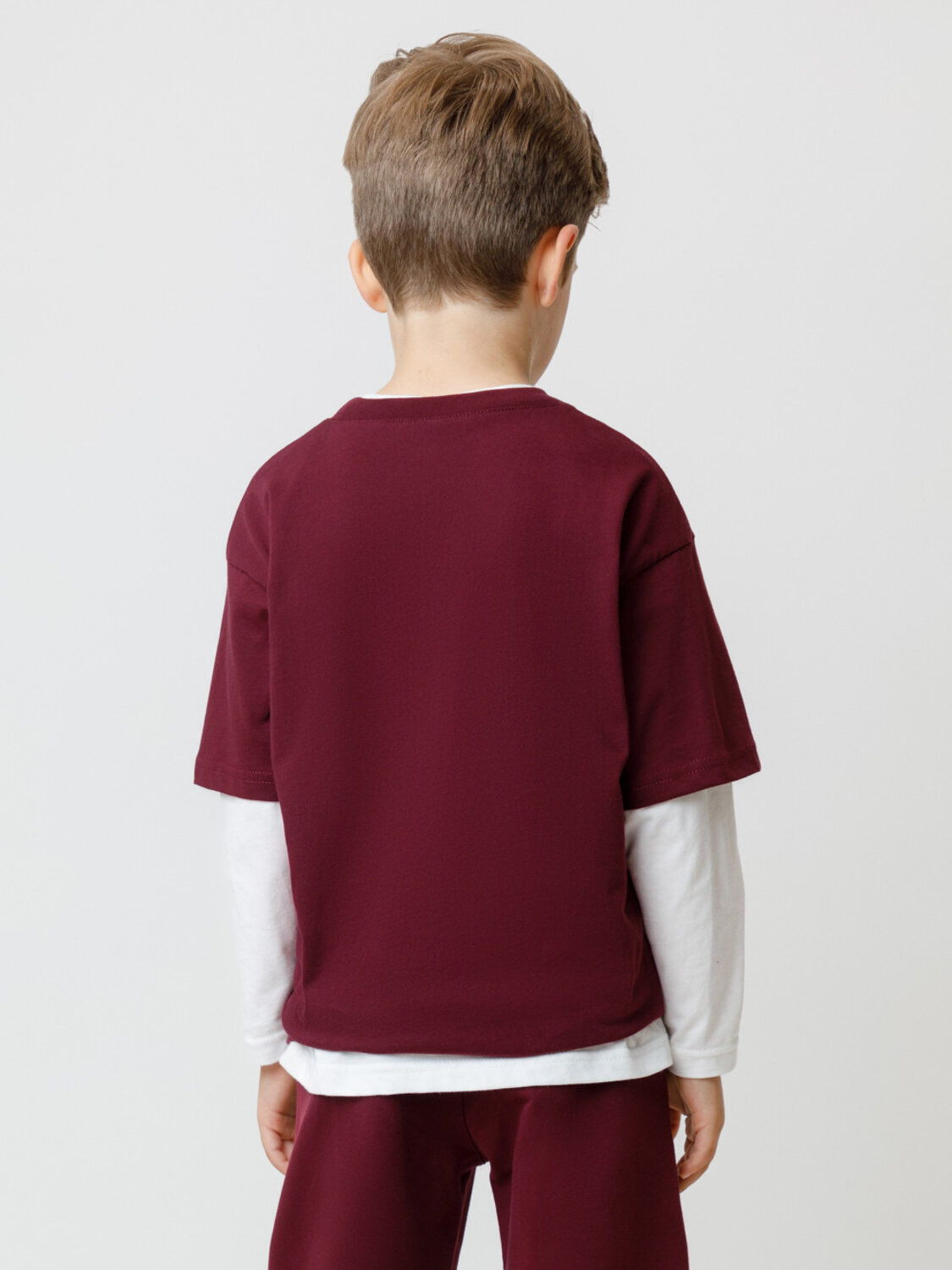 CROCKID Футболка 565210 МП 302889 бордовый