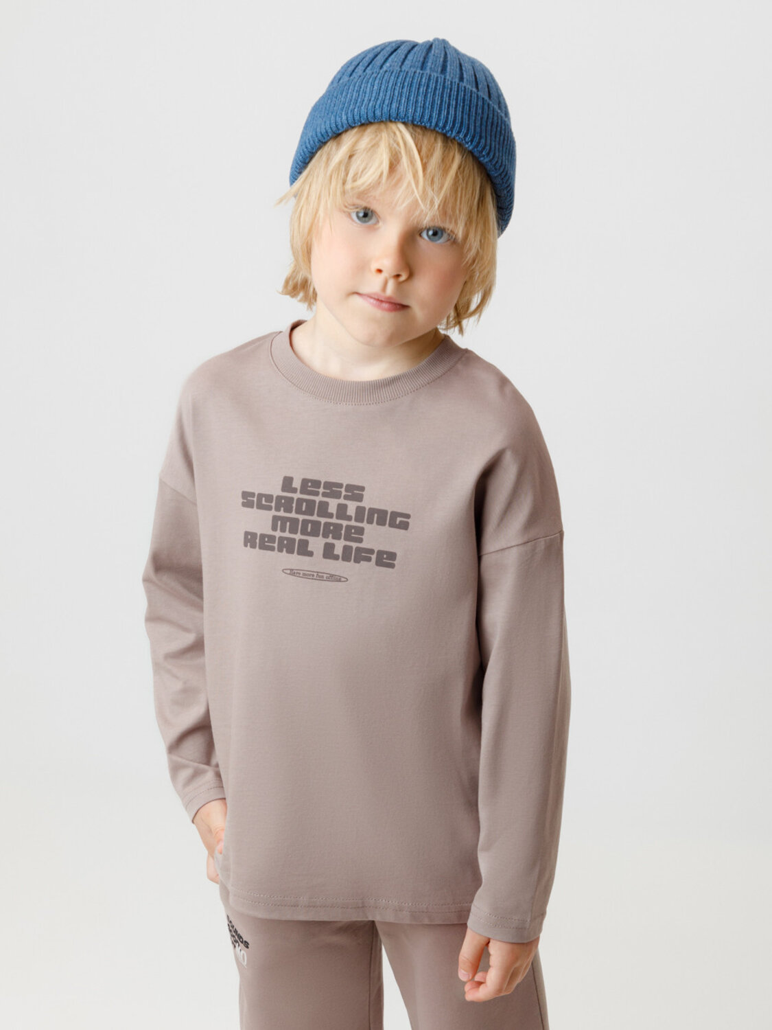 CROCKID Лонгслив 565224 МП 302892 коричневый