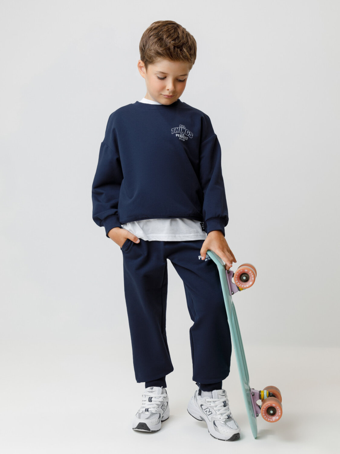 CROCKID Брюки 565236 МП 400880 темно-синий