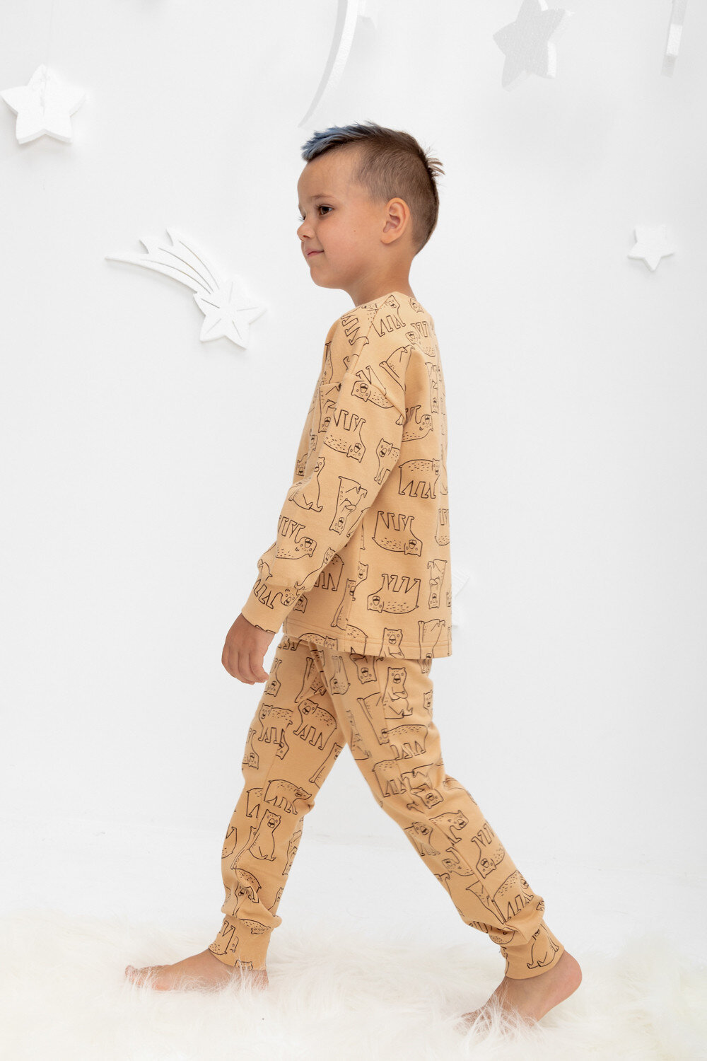 CROCKID Пижама 565344 К 1587/24 коричневый