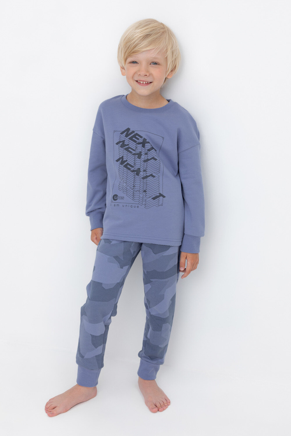 CROCKID Пижама 565359 К 1547/24 голубой