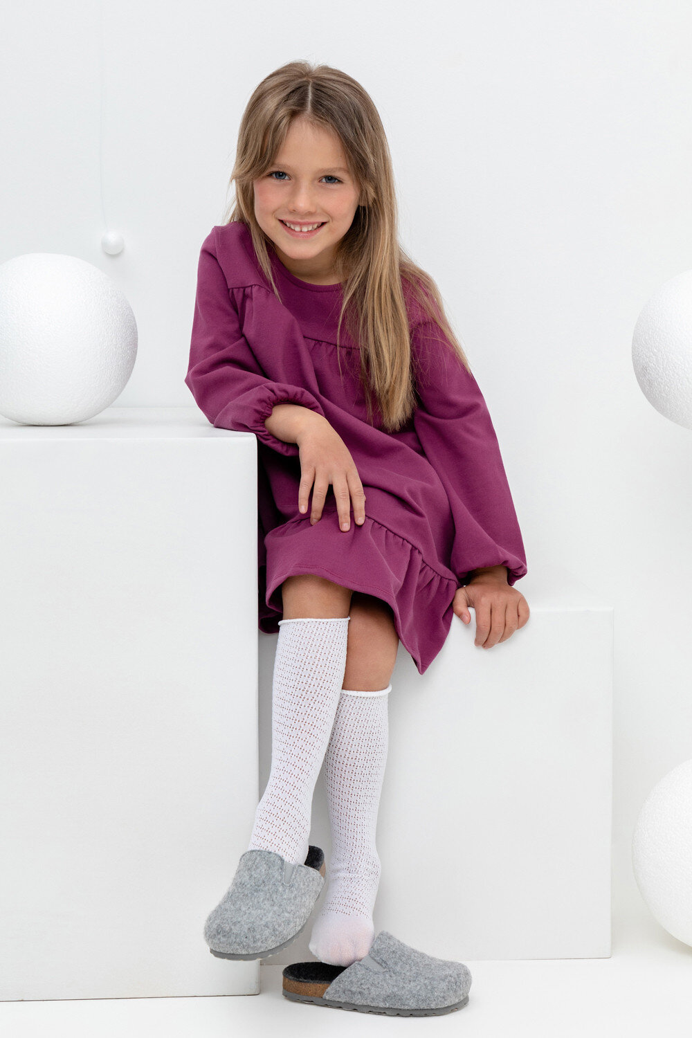 CROCKID Платье 565360 КР 5819 фиолетовый