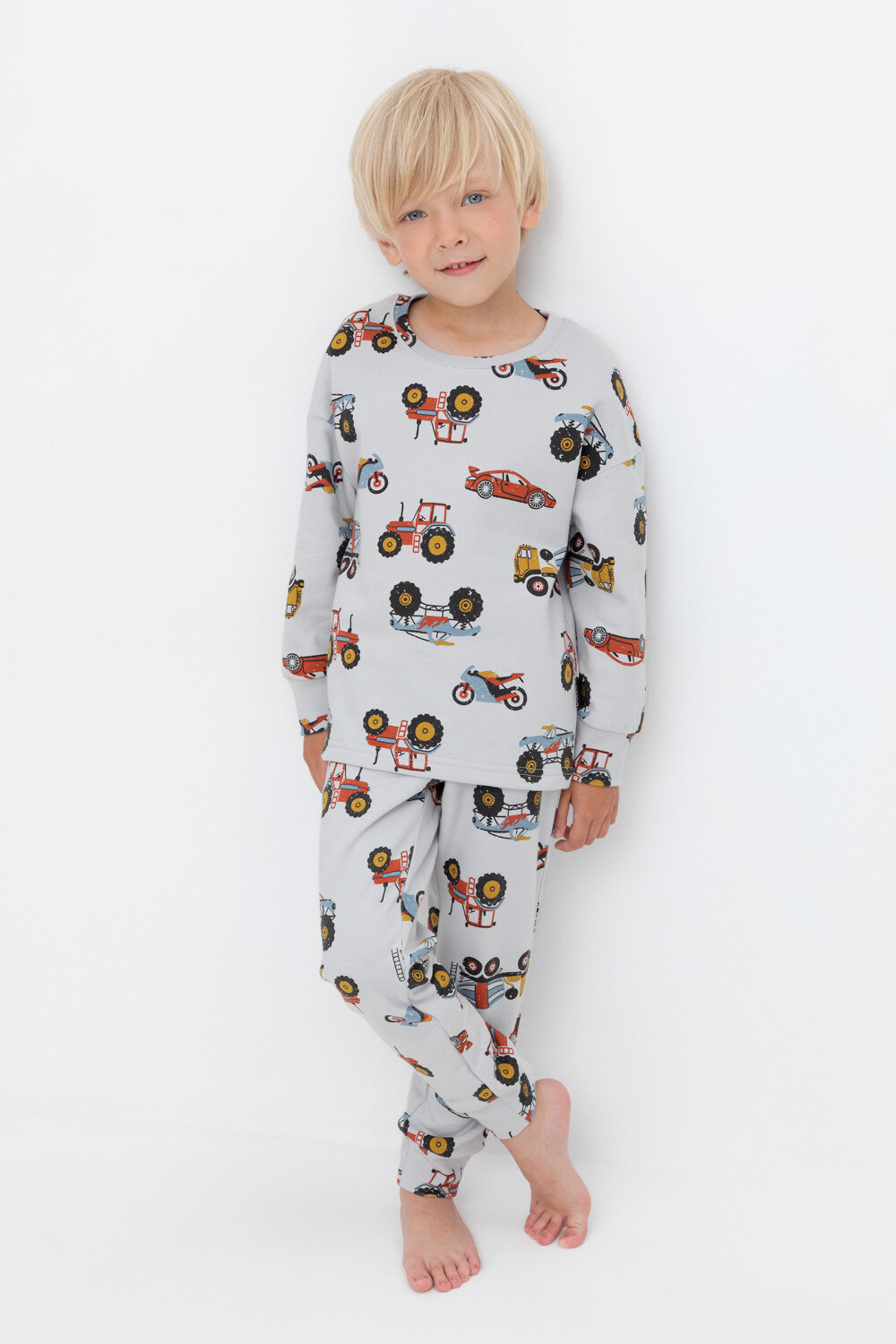 CROCKID Пижама 565368 К 1587 светло-серый5