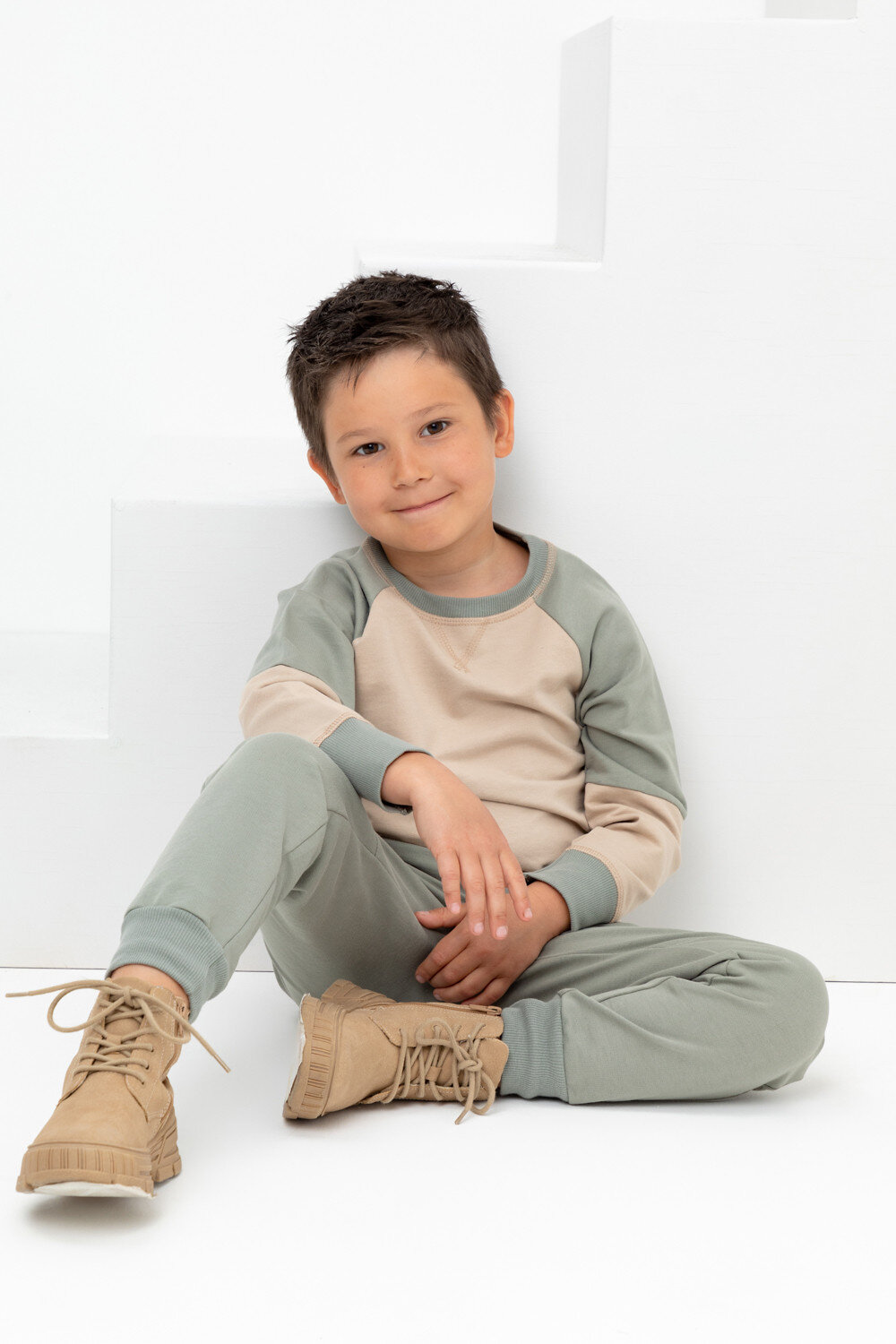 CROCKID Брюки 565373 КР 400582 зеленый