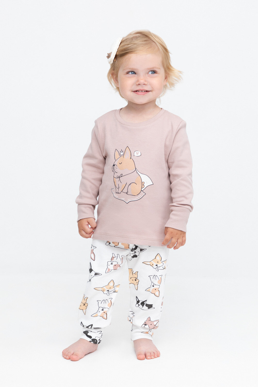 CROCKID Пижама 565376 К 1541/24 кофейный