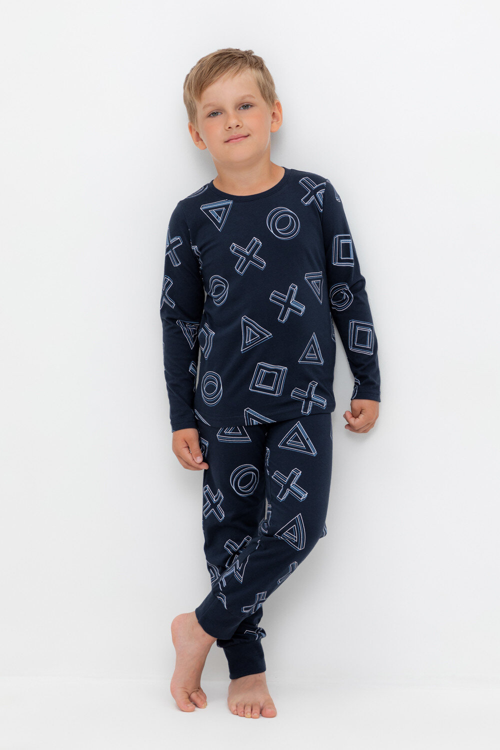 CROCKID Пижама 565383 К 1561 темно-синий